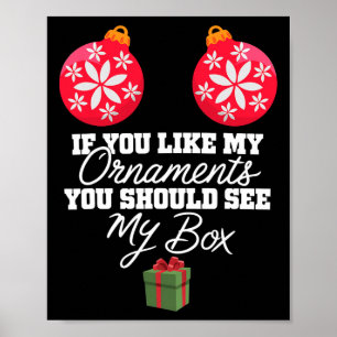 If You Like My Ornaments You Should See My Box Chr Poster