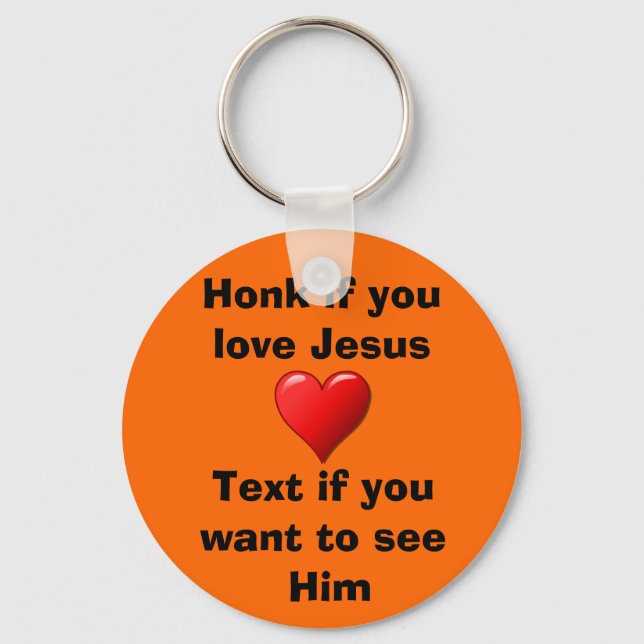 If You Love Jesus Keychain (Front)