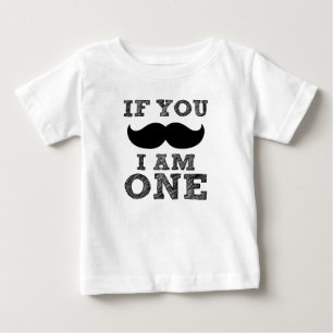 If you Moustache I'm ONE funny baby birthday T-Shirt