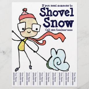 If you need someone to Shovel Snow! Flyer