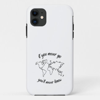 If You Never Go You Will Never Know Case-Mate iPhone Case