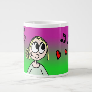 If you think about music, Mok Large Coffee Mug