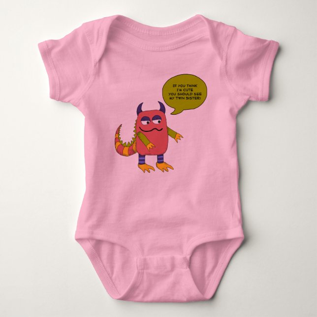 If You Think I'm Cute... Baby Bodysuit (Front)