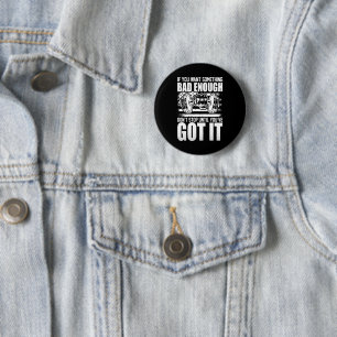 If You Want Something Bad Enough-Gym-Fitness 6 Cm Round Badge