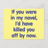If you were in my novel