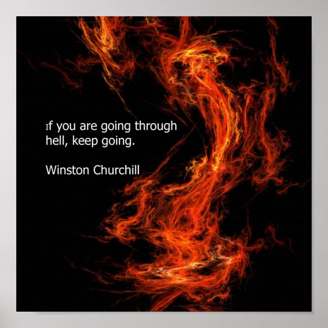 If You're Going Through Hell Poster (Front)