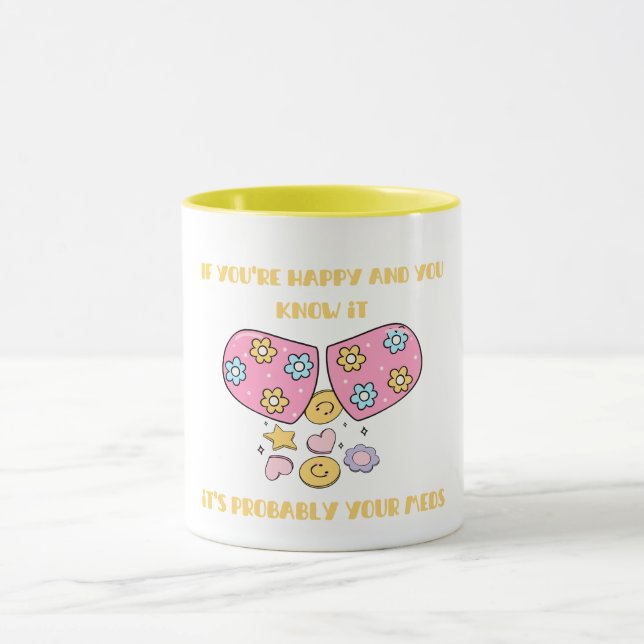 If you're happy and you know it mug (Center)