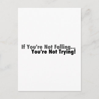 If You're Not Falling... Postcard