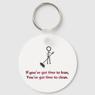If you've got time to lean key ring