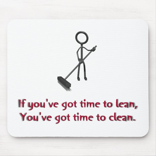 If you've got time to lean mouse pad (Front)