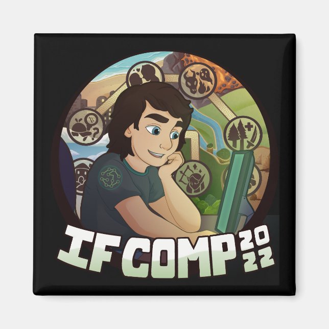 IFComp 2022 Magnet (Front)