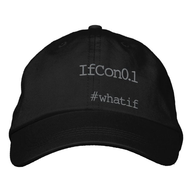 IfCon0.1Cap Embroidered Hat (Front)