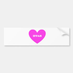Iffah Bumper Sticker