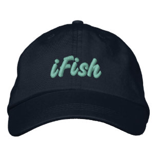 iFish in Lake Tahoe, Sierra Nevada Mountains Embroidered Hat