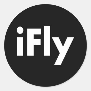 iFly Classic Round Sticker