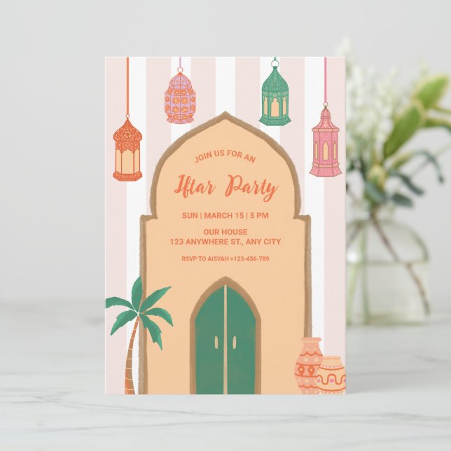 Iftar Invitation | Arabian Night (Standing Front)