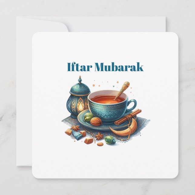 Iftar Mubarak Dinner Invitations (Front)