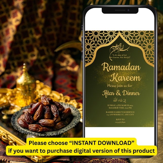 IFTAR PARTY Invitation (Creator Uploaded)