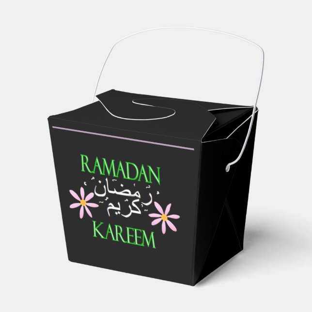 Iftar Ramadan kareem Favour Box (Front Side)