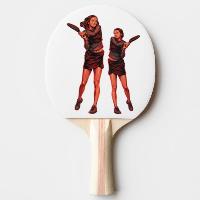 Iga Swiatek Ping Pong Paddle (Front)