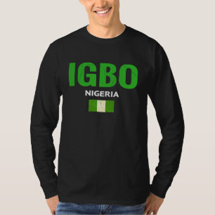 Igbo Nigeria  Ancestry Initiation Large Stylish Le T-Shirt