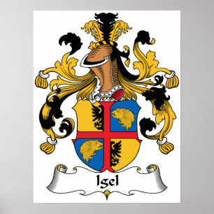 Igel Family Crest Poster