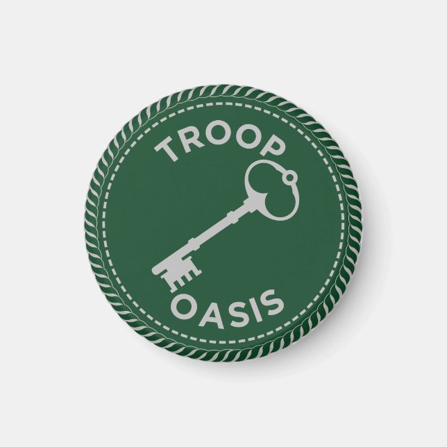 IGGPPCamp 2022 Troop Pride Magnet green (Front)
