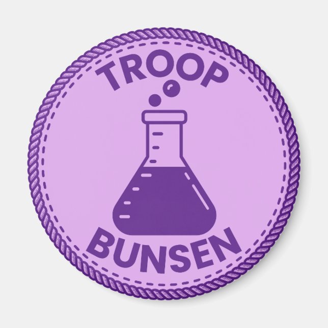 IGGPPCamp Magnet - Bunsen variant (Front)