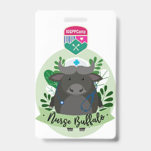 IGGPPCamp Nurse Buffalo Badge ID Badge