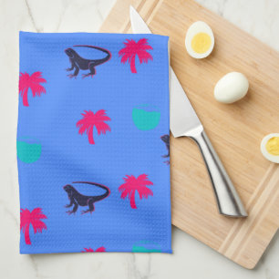 Iggy in the kitchen tea towel