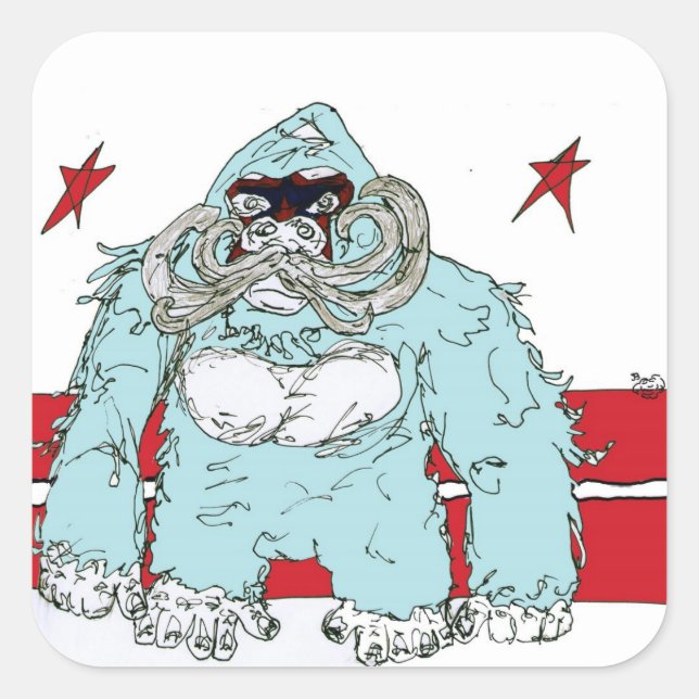 iggy square sticker (Front)