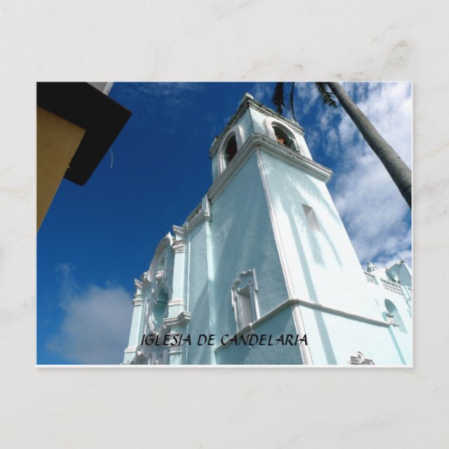 Iglesia De Candelaria--Tlacotalpan, Mexico Postcard (Front)