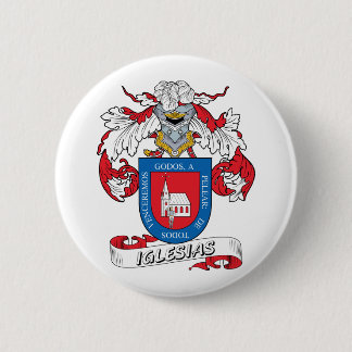 Iglesias Family Crest 6 Cm Round Badge