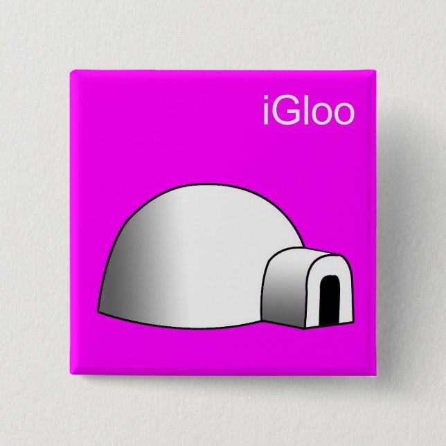 iGloo Button iPod Pin (Front)