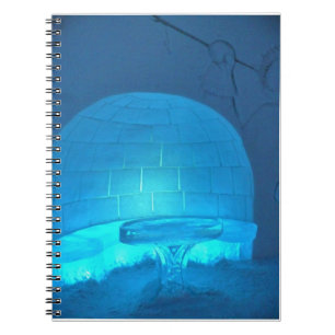 Igloo Room at Hotel de Glace, Quebec, Canada Notebook