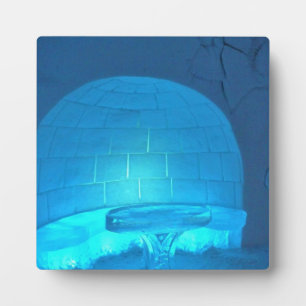 Igloo Room at Hotel de Glace, Quebec, Canada Plaque
