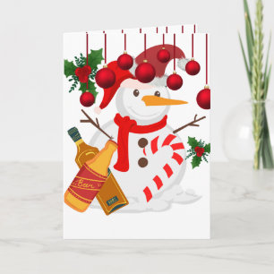 Igloo With Beer – Funny Christmas Greeting Card