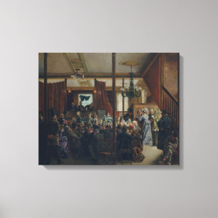 Ignacio de Leon y Escosura - Auction Sale Canvas Print