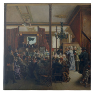 Ignacio de Leon y Escosura - Auction Sale Tile