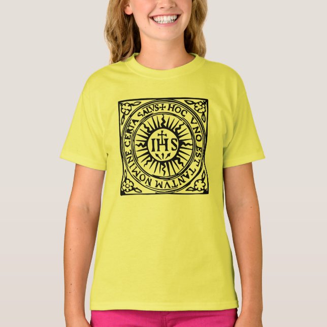  Ignatius of Loyola, Christogram   T-Shirt (Front)