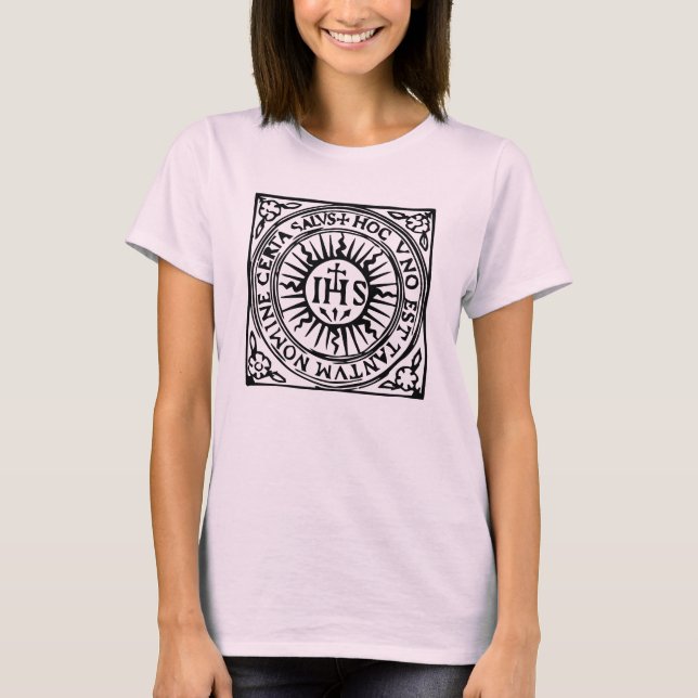  Ignatius of Loyola, Christogram  T-Shirt (Front)