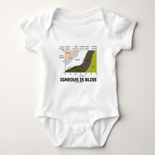 Igneous Is Bliss (Geology Ignorance Is Bliss) Baby Bodysuit
