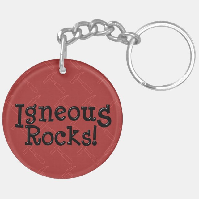 Igneous Rocks! Acrylic Key Chain (Back Left)
