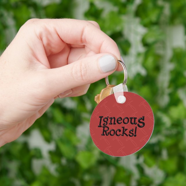 Igneous Rocks! Key Ring (Hand)