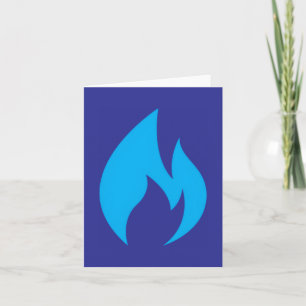 Ignite Blue Flame Card