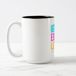 ignite, equip, lead   Two-Tone coffee mug