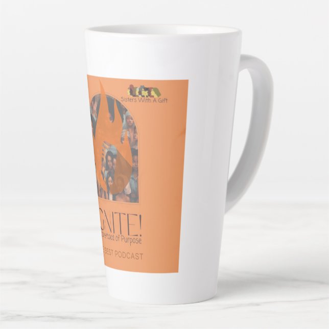 IGNITE! Podcast Latte Mug (Special Edition) (Right Angle)