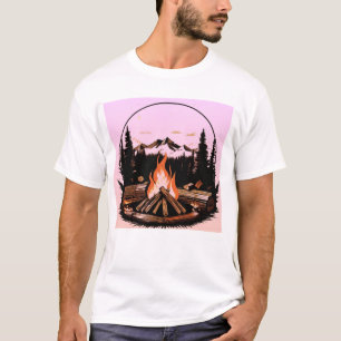 Ignite the Style: Fire-Inspired Fashion T-Shirt