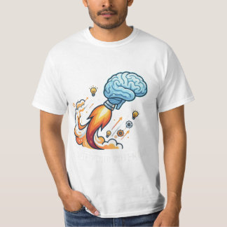 Ignite Your Potential Rocket Brain Motivational Gr T-Shirt