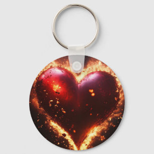 Ignited Love Key Ring